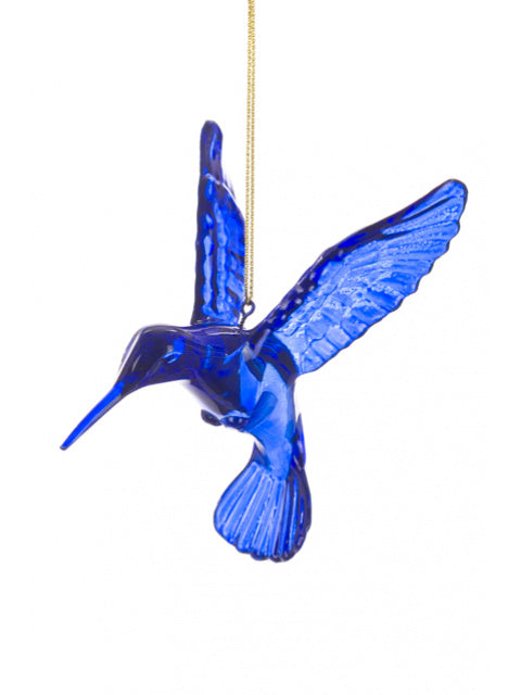 Hummingbird Tree Decoration - Blue