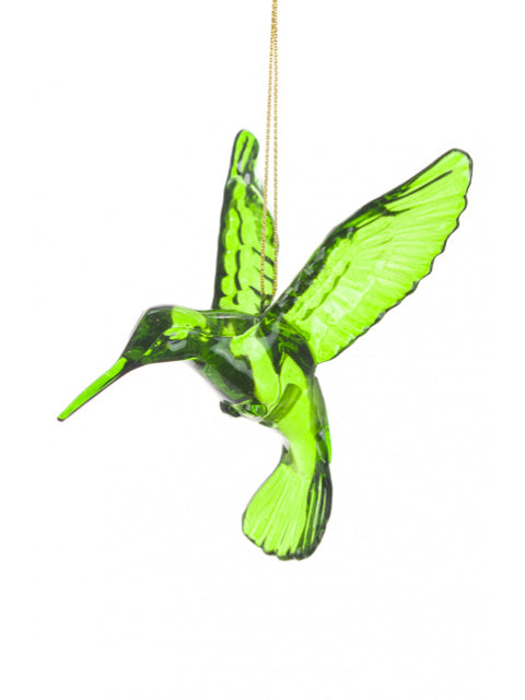 Hummingbird Tree Decoration - Green