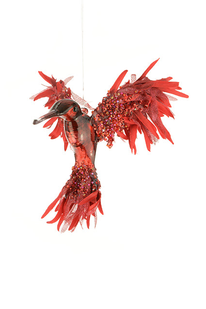 Red Hummingbird Tree Decoration