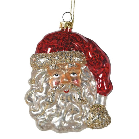 Santa Head Bauble