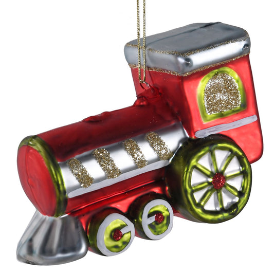 Red Train Tree Decoration