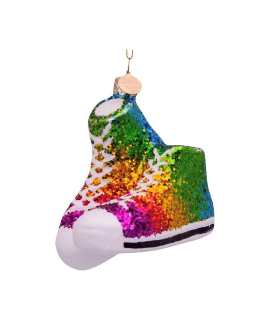 Rainbow Sparkle Sneakers Tree Decoration