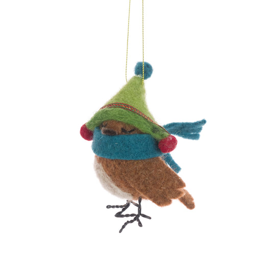 Felt Robin Tree Decoration